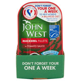 John West Mackerel Fillets Tomato Sauce 10 x 125g, UK version