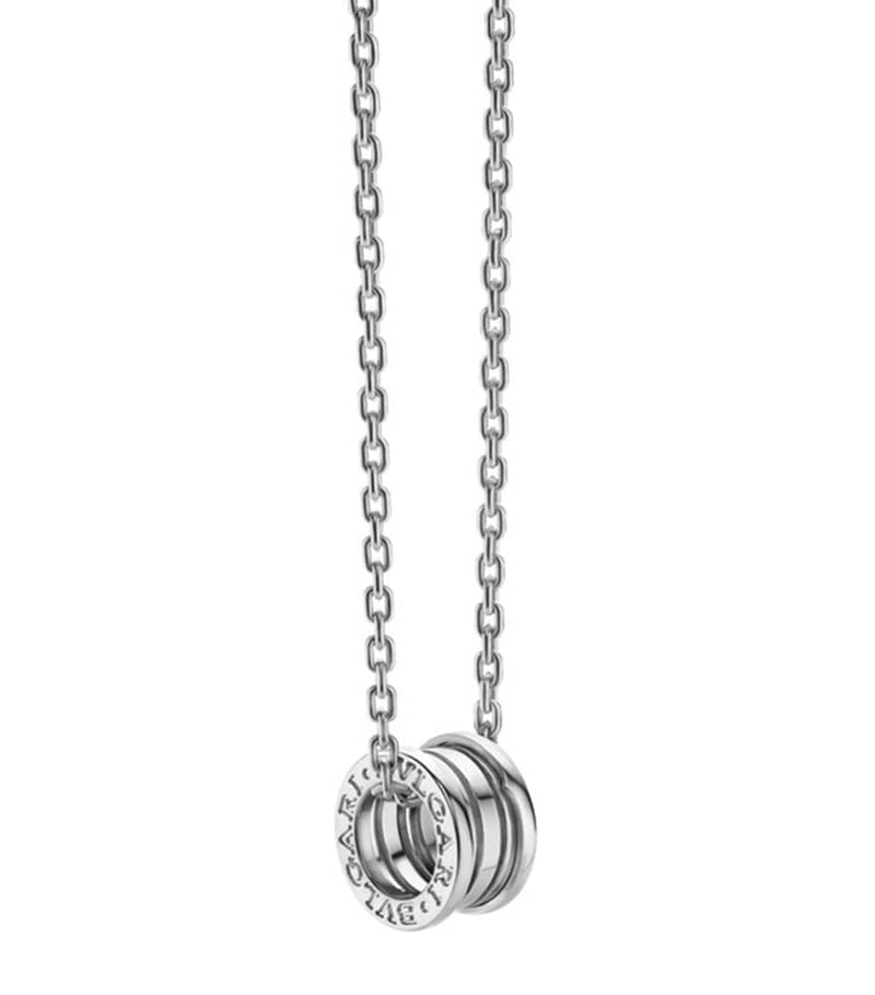 Bvlgari B.zero1 white gold pendant necklace (British brand)