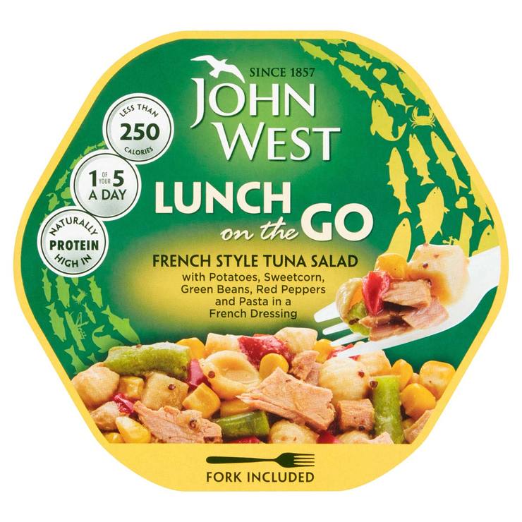 John West Lunch On The Go tuna salad mixed flavour 6 x 220g, UK version
