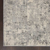 Nourison mottled grey rug, imported from the UK