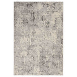 Nourison mottled grey rug, imported from the UK