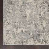 Nourison mottled grey rug, imported from the UK