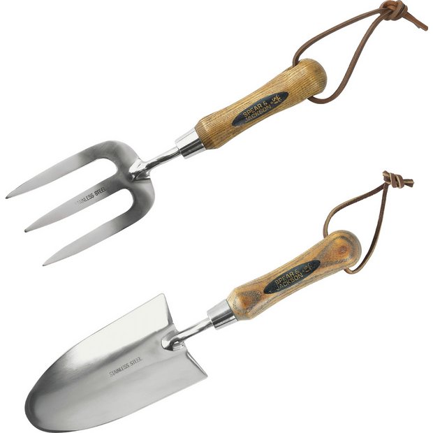Spear & Jackson garden hand tool set (British brand)