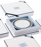 Prada porcelain chequerboard dessert plates set 22cm, imported from the UK