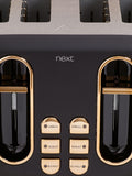 Black Copper 4 Slice Toaster - British product