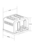 Black Copper 4 Slice Toaster - British product