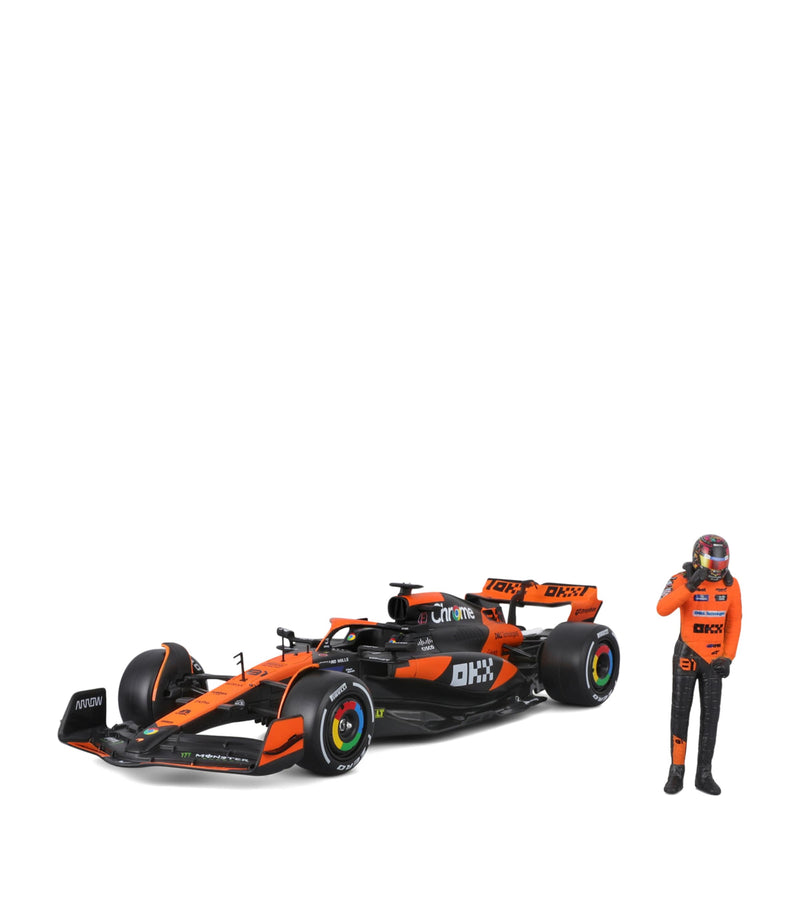 Bburago McLaren MCL38 1:24 model and driver figure, imported from the UK
