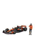 Bburago McLaren MCL38 1:24 model and driver figure, imported from the UK