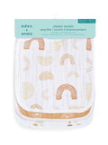 aden + anais cream cotton muslin snap bibs 3 pack - British product