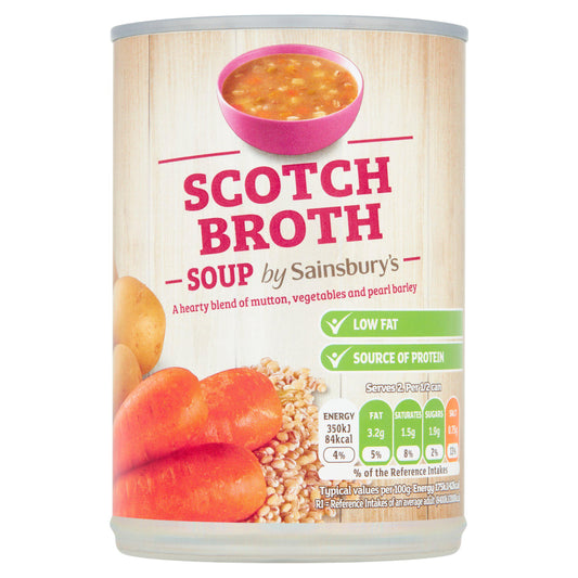 Sainsbury's Scotch Broth Soup 400g Soups Sainsburys   