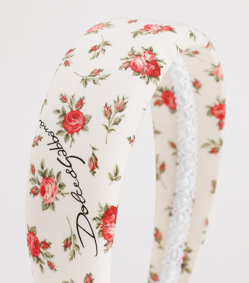 Dolce&Gabbana Kids floral headband, imported from the UK