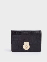 Next Osprey London Black Wentworth Italian Leather Clutch- Buy online at McGrocer