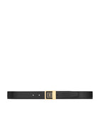 Saint Laurent leather logo belt 3cm width, UK version