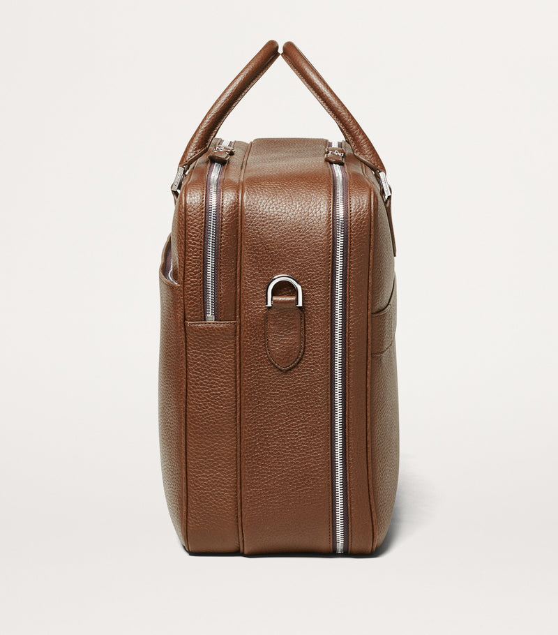 Aspinal Of London leather 48 Hour Mount Street travel bag - British product