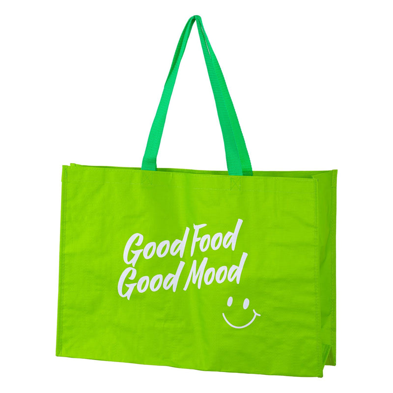 OrientalMart green reusable shopping bag large, imported from the UK