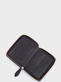 Osprey London Wentworth medium leather zip purse - British product