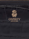 Osprey London Wentworth medium leather zip purse - British product