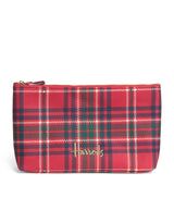 Harrods Harrods Small Tartan Logo Pouch- Buy online at McGrocer