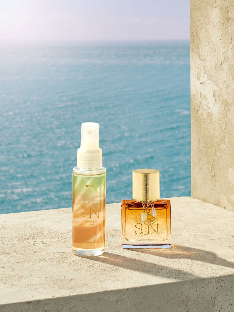 Summer Sun 30ml perfume and 75ml body mist gift set (British brand)