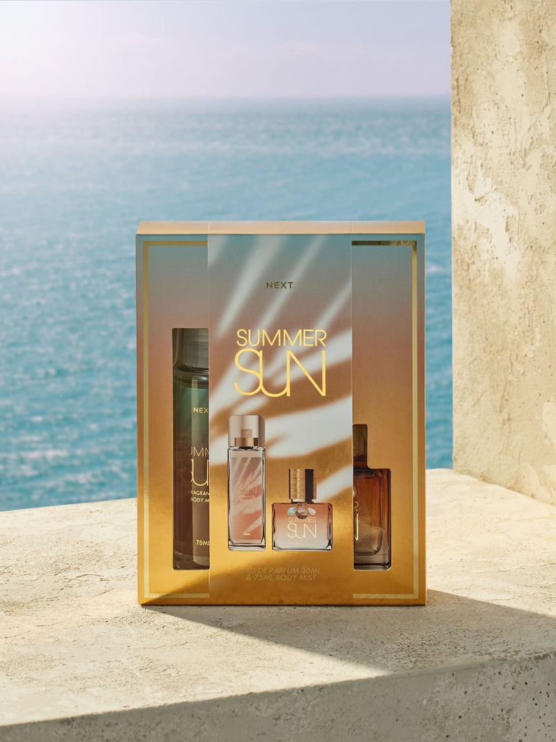 Summer Sun 30ml perfume and 75ml body mist gift set (British brand)