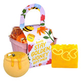 Superdrug Bomb Cosmetics Stay Golden Honey Bath Gift Pack Soap and Bath Blaster Set- Buy online at McGrocer