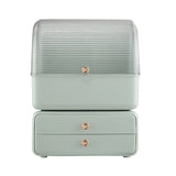 Superdrug Livingandhome Dustproof Makeup Organizer Light Green Storage- Buy online at McGrocer
