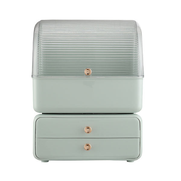 Livingandhome Makeup Organizer Light Green Storage Unit, UK version