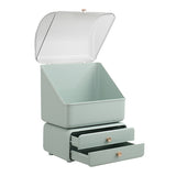 Livingandhome Makeup Organizer Light Green Storage Unit, UK version