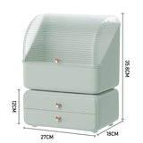 Livingandhome Makeup Organizer Light Green Storage Unit, UK version