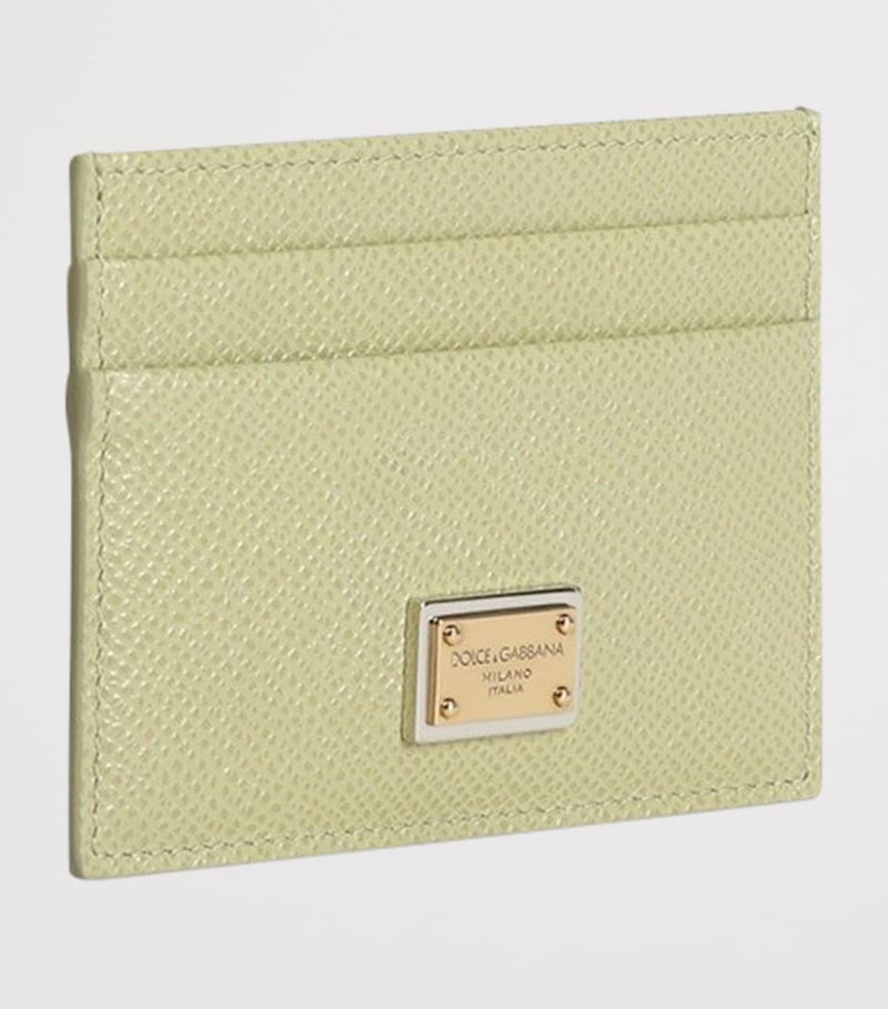 Dolce & Gabbana Dauphine leather card holder - British product