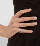 Bvlgari Serpenti Viper ring in white gold and diamonds, UK version