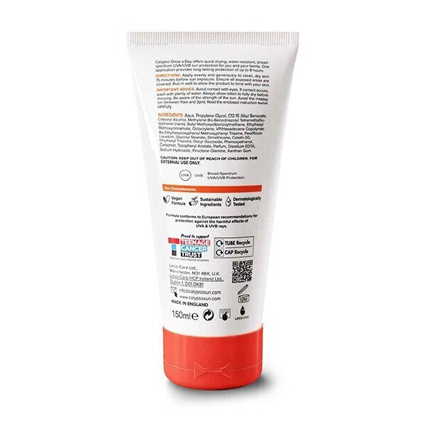 Calypso Sun Lotion All School Day Long 150ml - British product