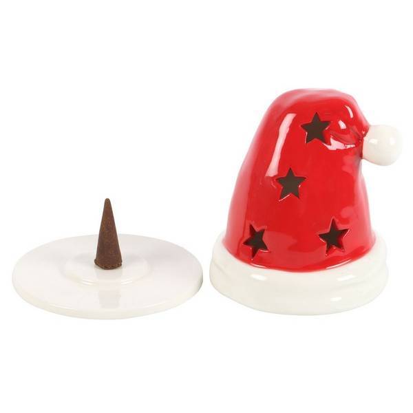 Santa Tealight and Incense Cone Holder 11cm (British brand)