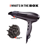 Remington D5220 hair dryer with diffuser (British brand)