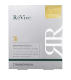 RéVive brightening face mask pack of 5, imported from the UK