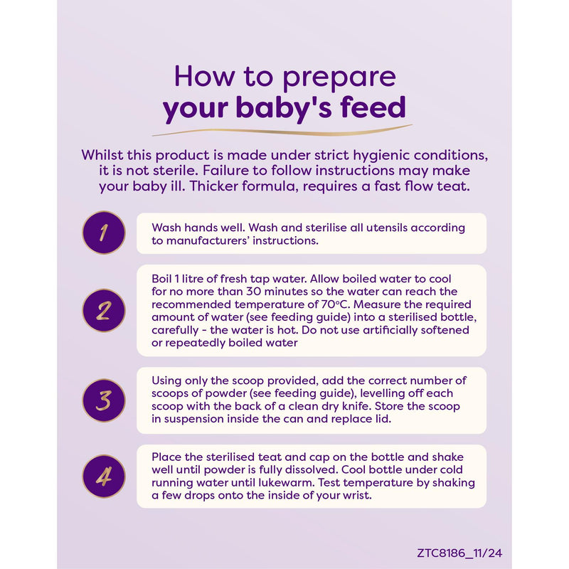 SMA Comfort baby formula powder 800g (British brand)