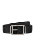 TOM FORD grained leather logo buckle belt 4cm - British product