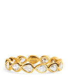 Anita Ko yellow gold diamond bezeled ring, UK version