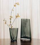 Georg Jensen Lituus medium glass vase 24cm, imported from the UK