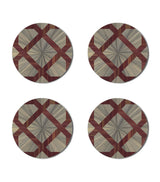 Harrods Hestia Arabesque Round Coasters Set of 4- Buy online at McGrocer