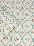 Laura Ashley wallpaper Pale Seaspray Blue Pinford Trellis 10m, imported from the UK