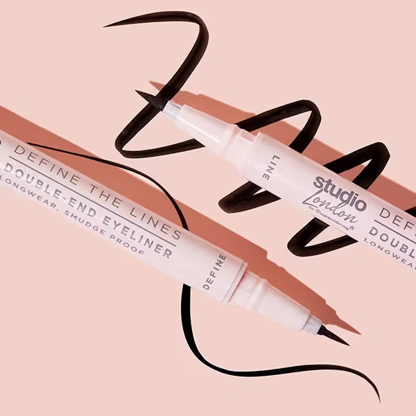 Studio London Define The Lines double end eyeliner black (British brand)