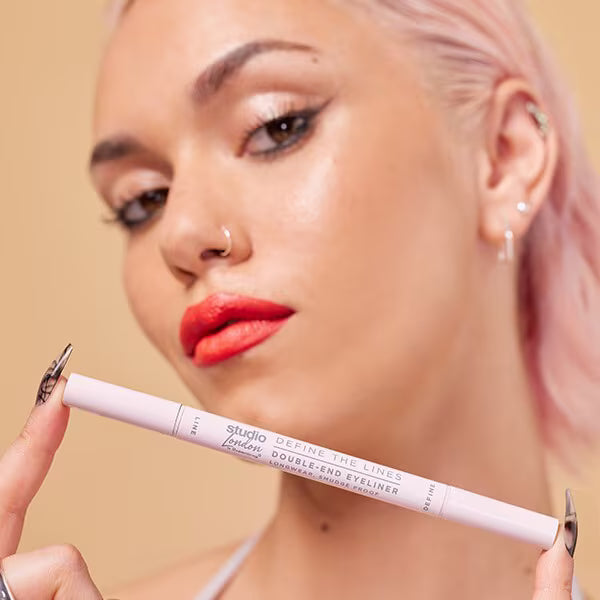Studio London Define The Lines double end eyeliner black (British brand)