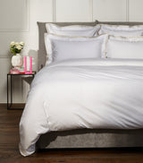 Harrods Egyptian Cotton King Pillowcase with Contrasting Trims, 50cm x 90cm- Buy online at McGrocer