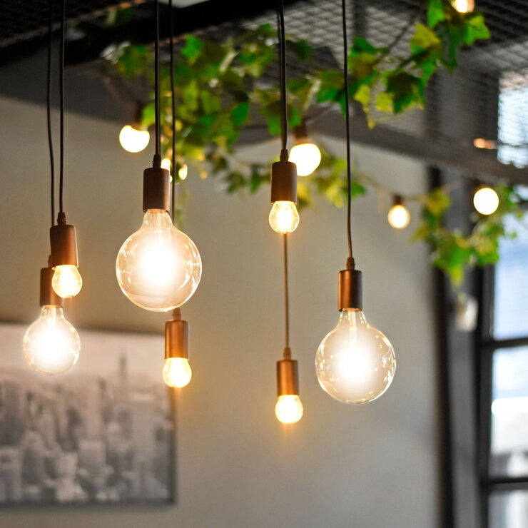4lite WiZ smart bulbs amber filament 2 pack, imported from the UK