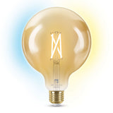 4lite WiZ smart bulbs amber filament 2 pack, imported from the UK