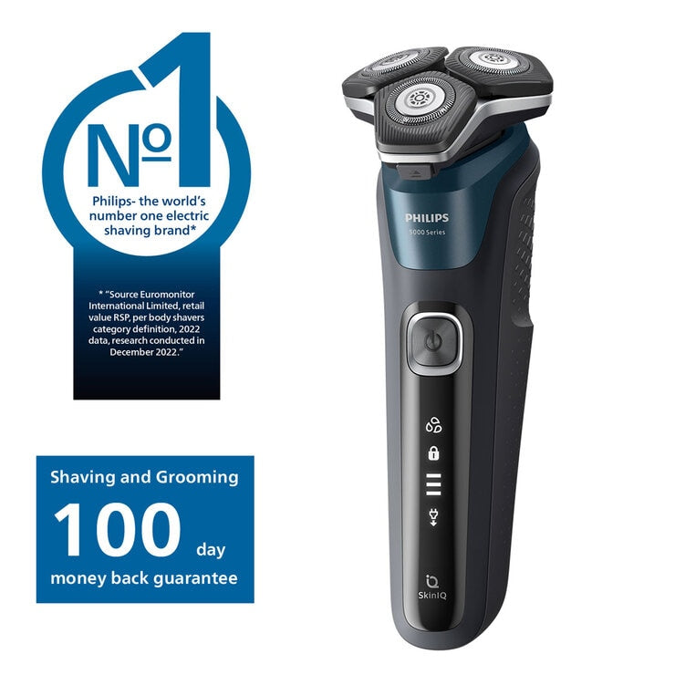 Philips Series 5000 wet dry electric shaver, UK version