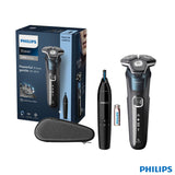 Costco UK Philips Series 5000 Wet & Dry Electric Shaver with Pop-up Trimmer, Nose Trimmer, and Travel Case- Buy online at McGrocer
