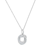 Costco diamond knot pendant 0.39ctw 18ct white gold, imported from the UK