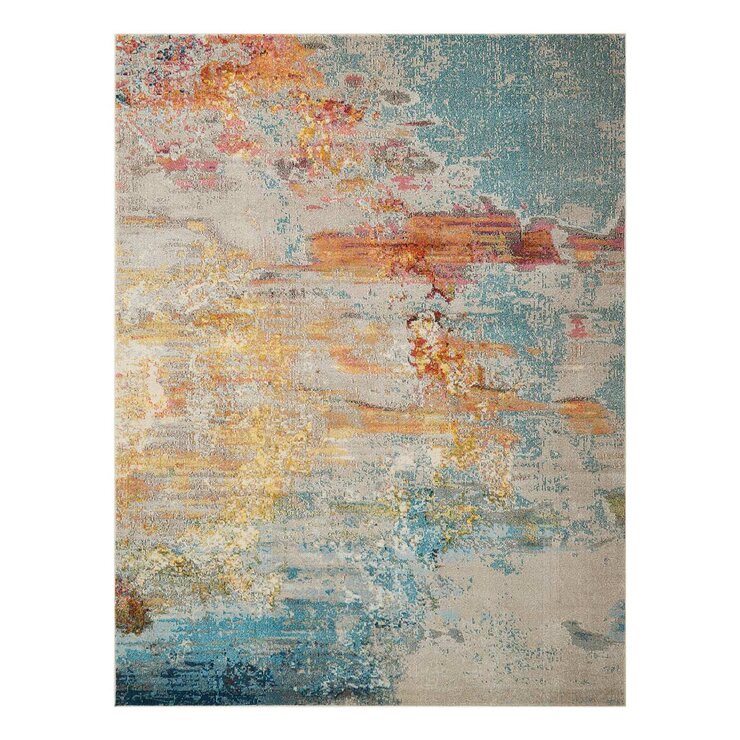 Nourison Celestial Sealife Rug Blue - British product